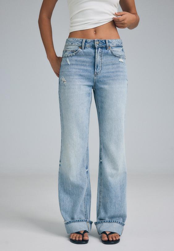 d92 jeans straight wide com rasgoes l04891746