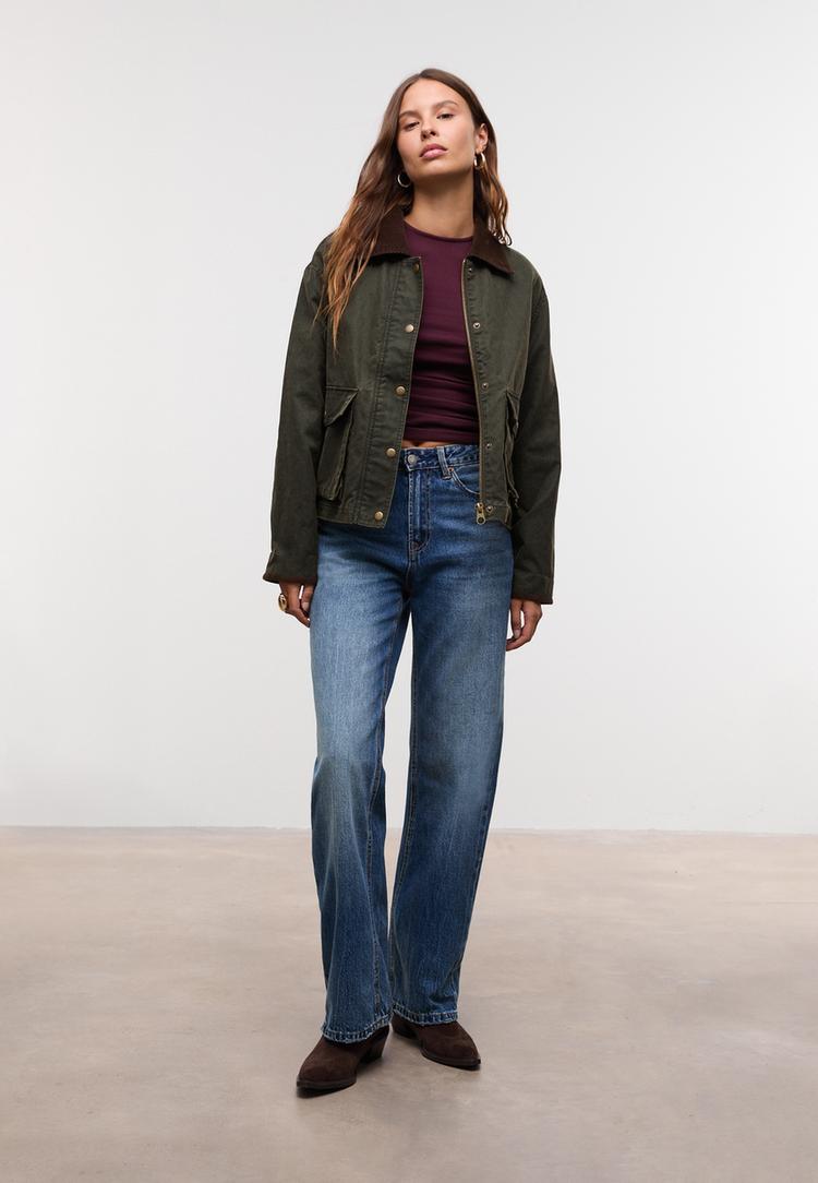 parka corto combinato cerato