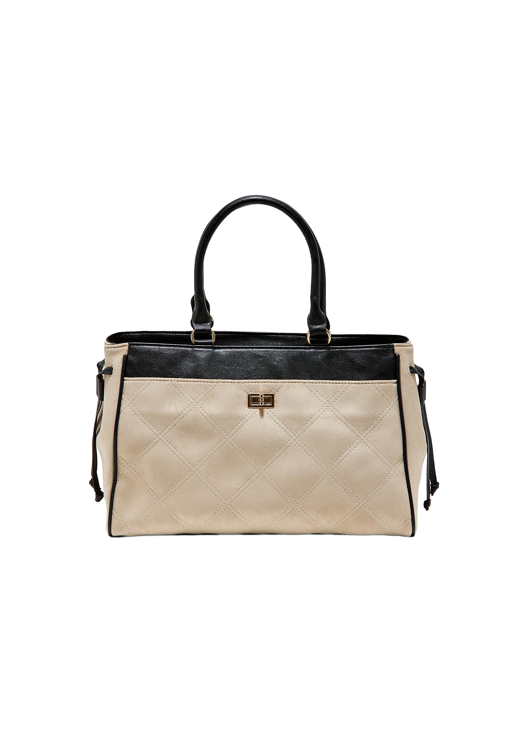 City bag with flap — Ecru