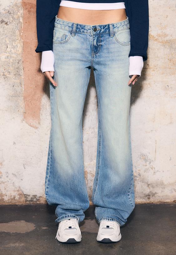 Ravne Kavbojke Z Nizkim Pasom