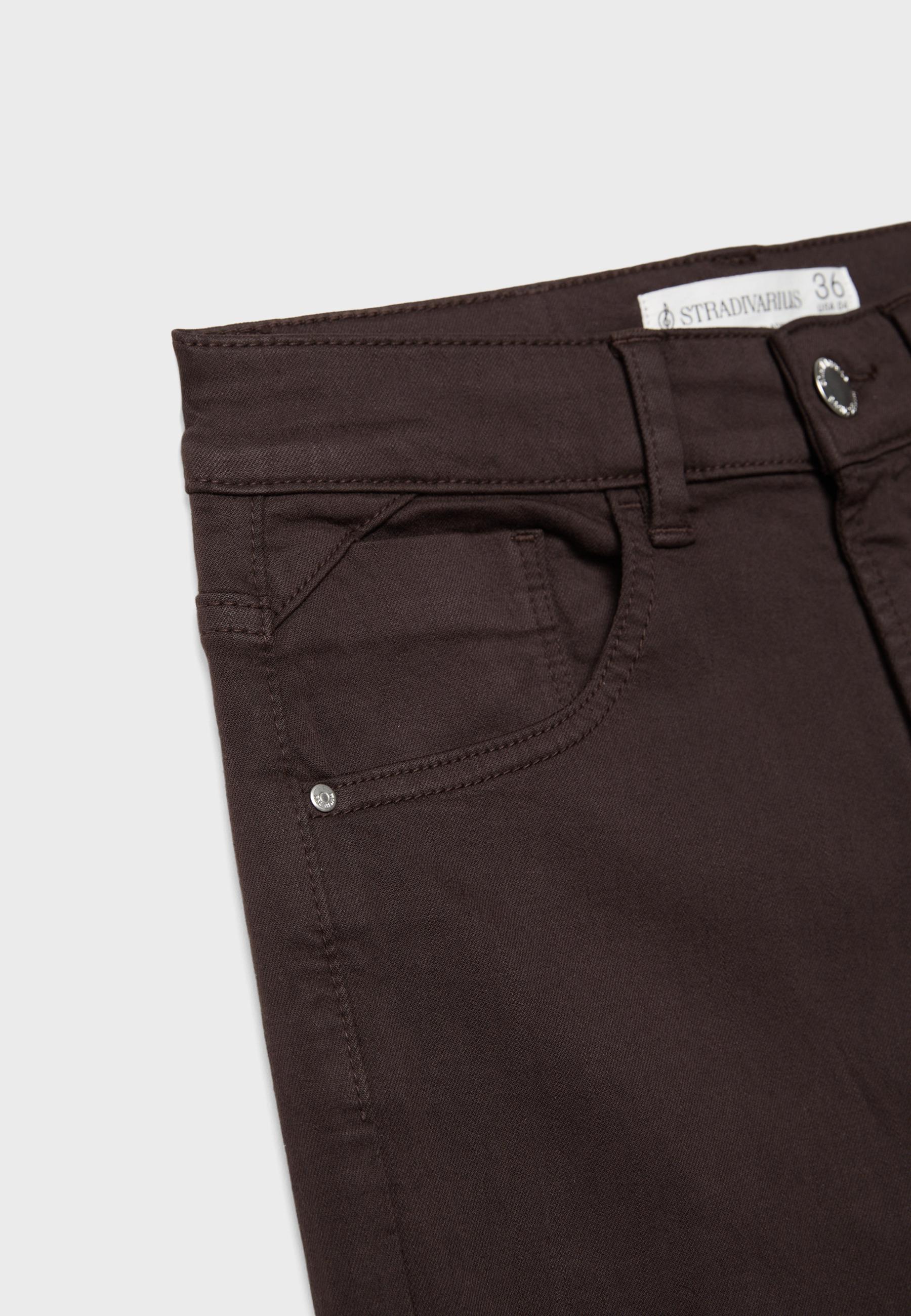 Super high-waist — Brown