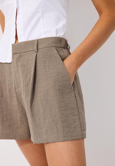 Rustic smart shorts — Brown 4