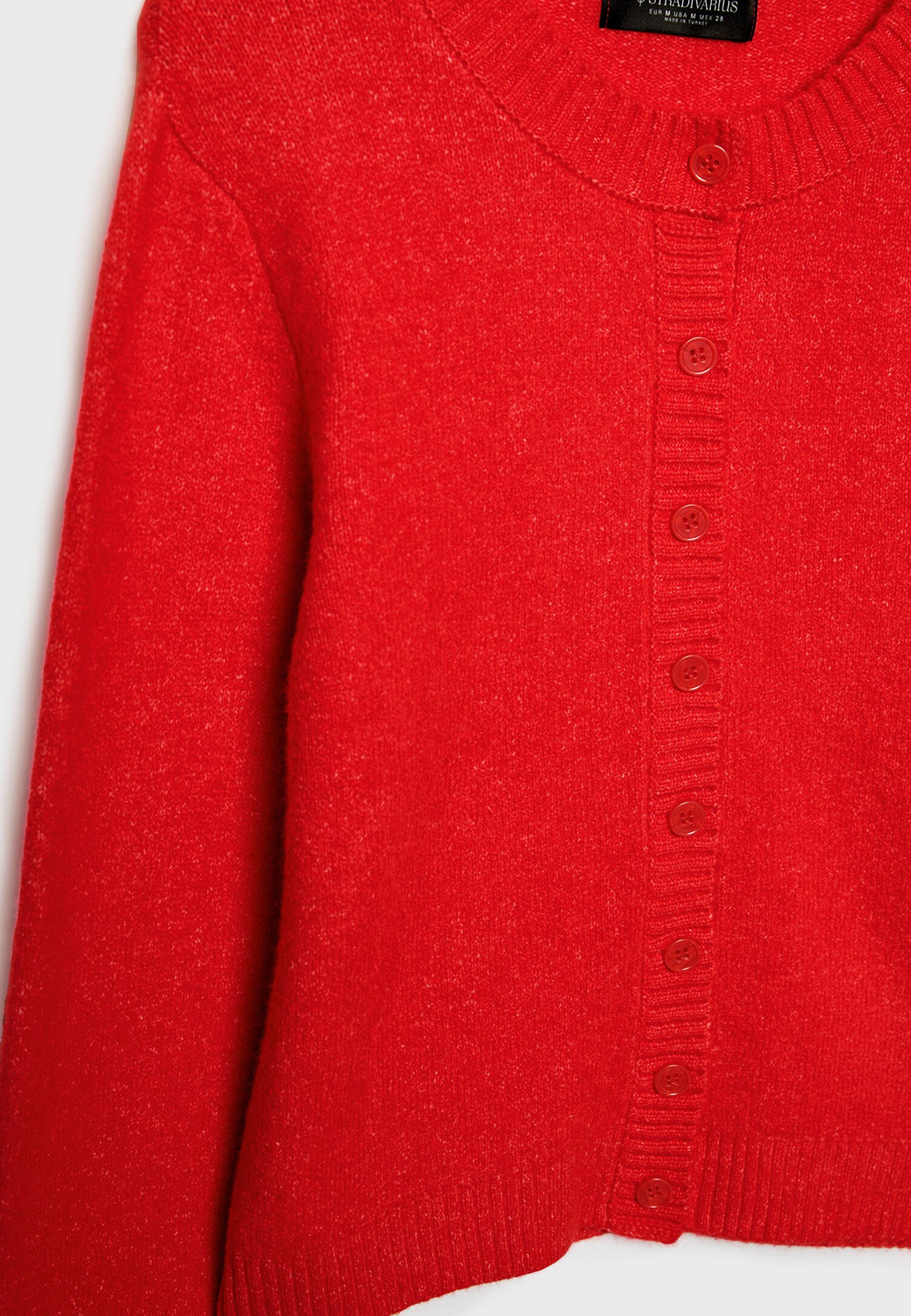 Button-up knit cardigan - Women's fashion | Stradivarius