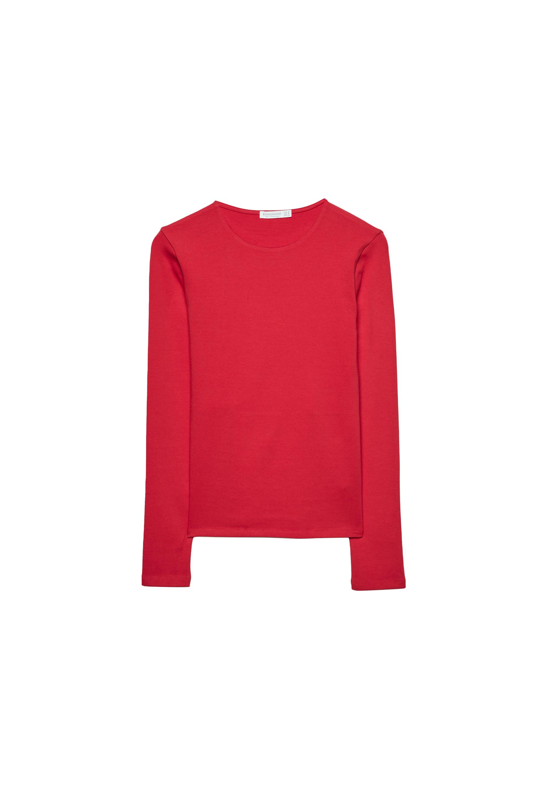 Basic long sleeve T-shirt — Red
