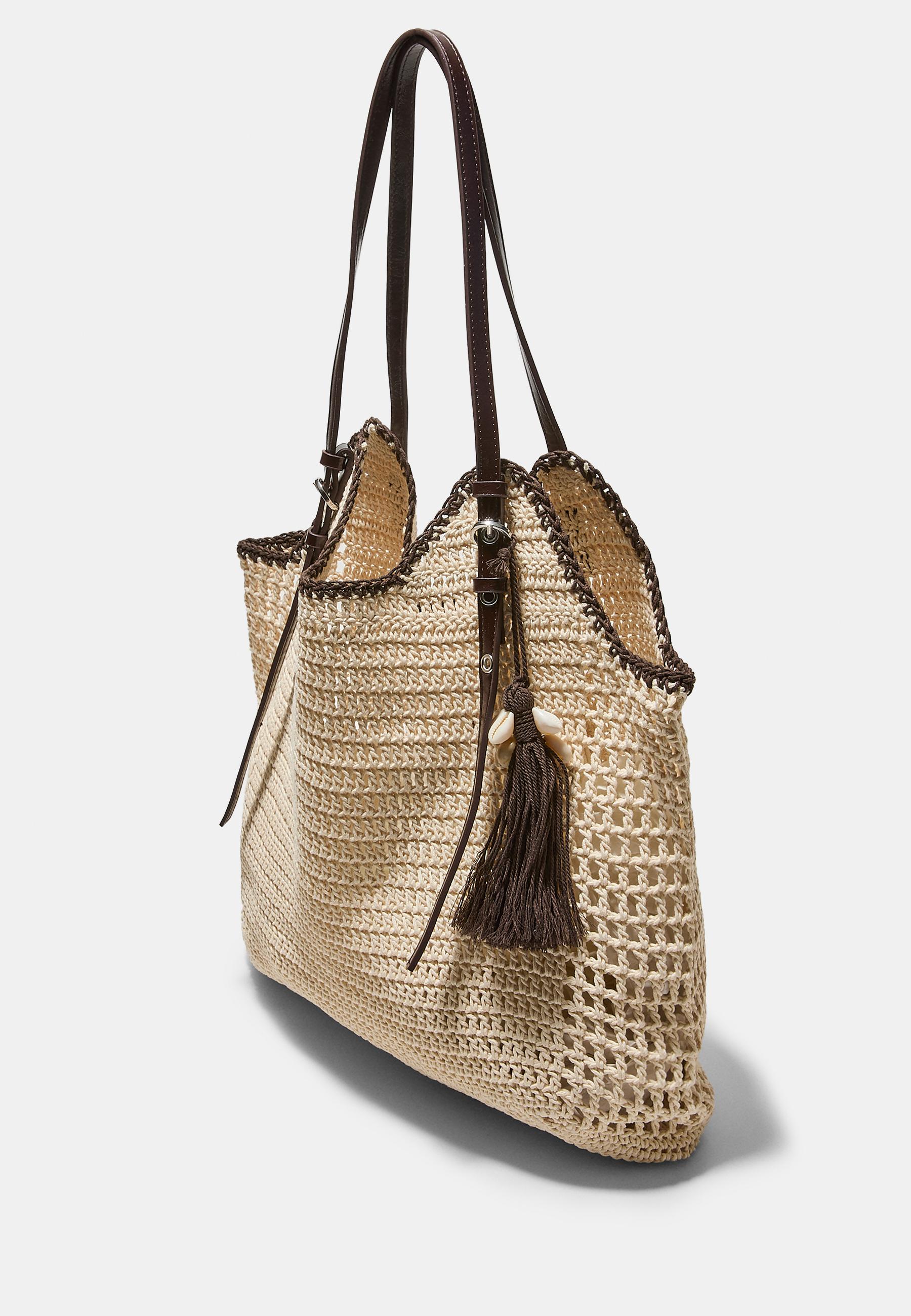 Kroşe omuz çantası