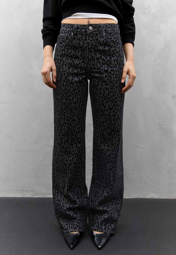 Kavbojke Z Leopardjim Vzorcem