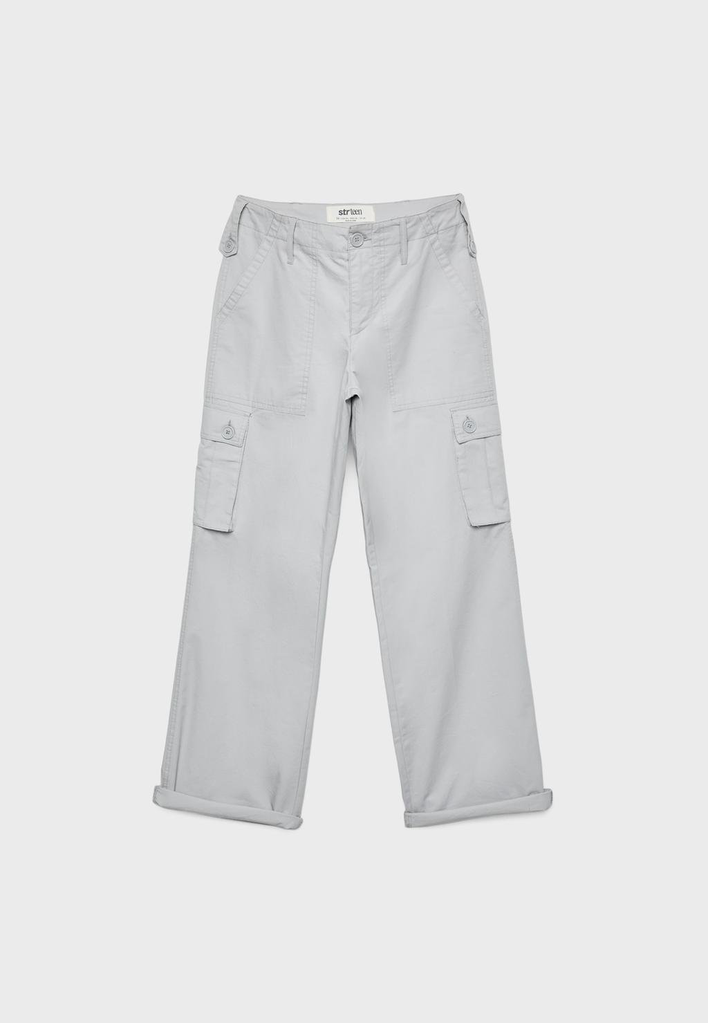Straight fit kargo pantolon