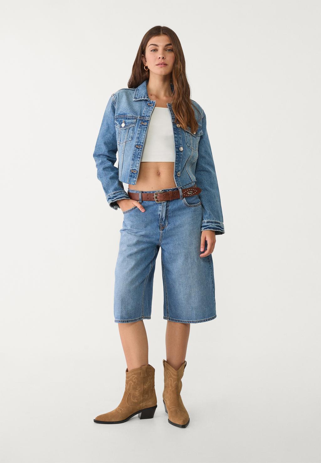 Jorts tip bermude din denim