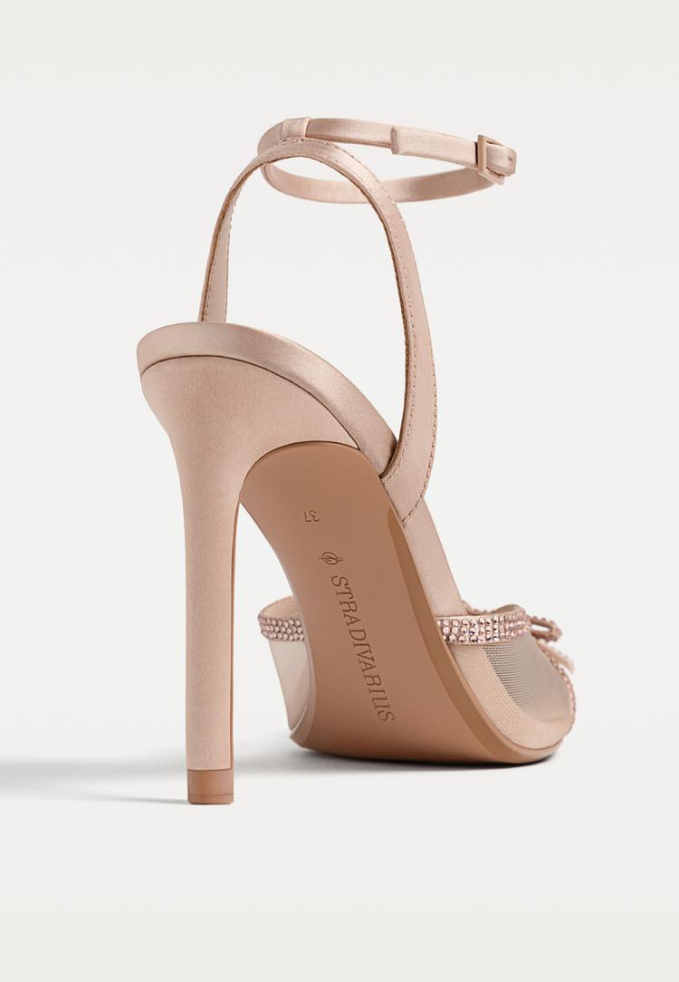 zapatos de tacon brillos