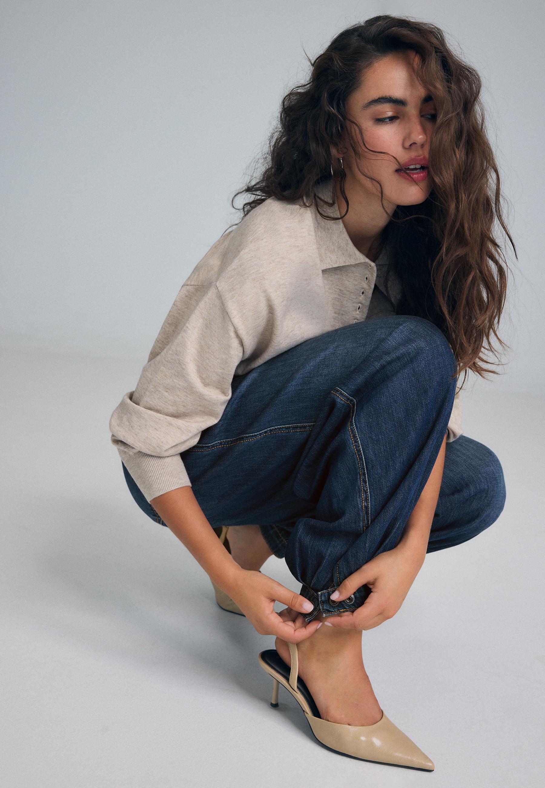 Sarouel jeans — MEDIUM DENIM WASH