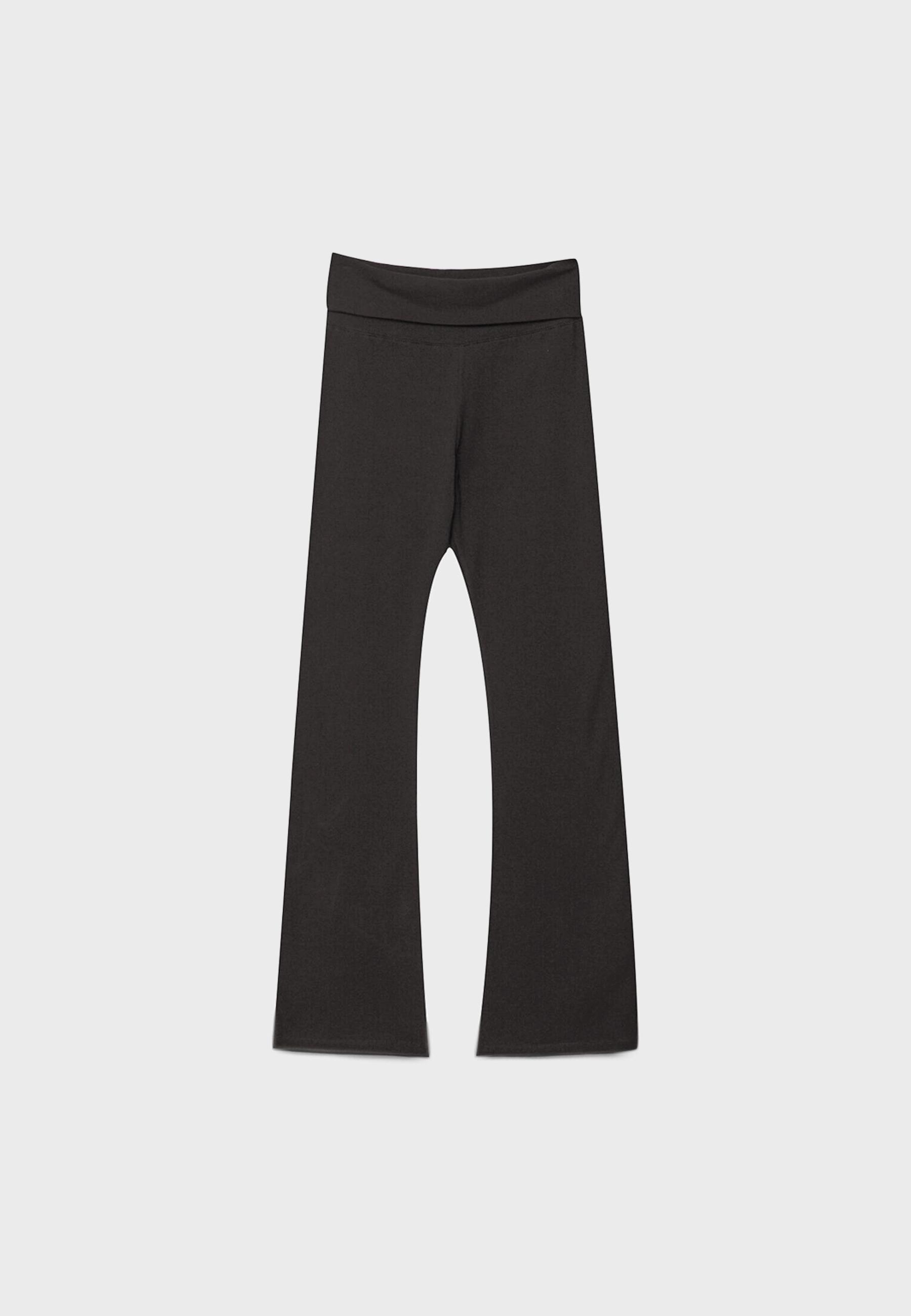 Flared leggings — Black