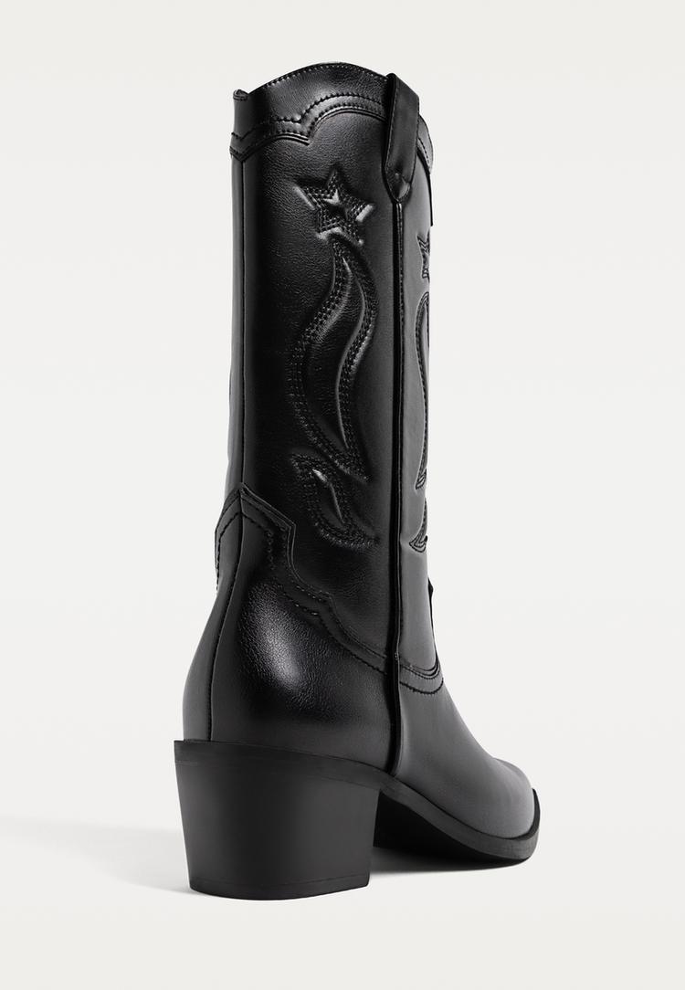 botas cowboy tacon