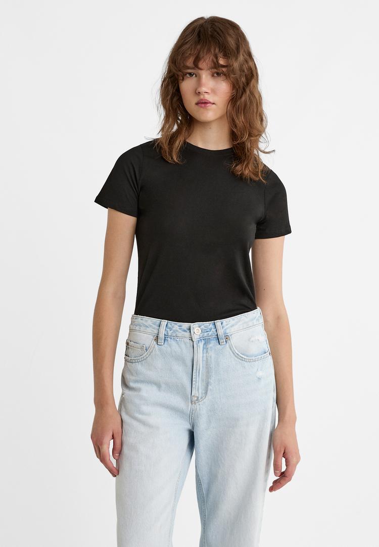 2’li basic regular fit bisiklet yaka t-shirt paketi_3
