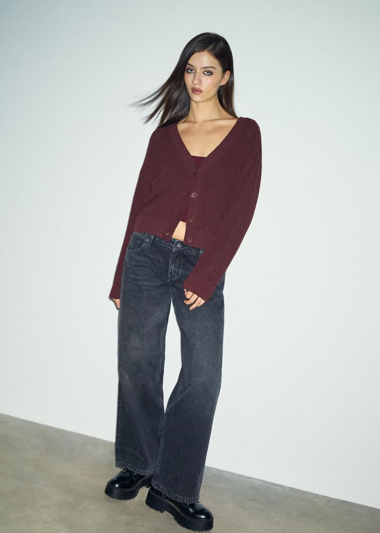 chaqueta punto botones