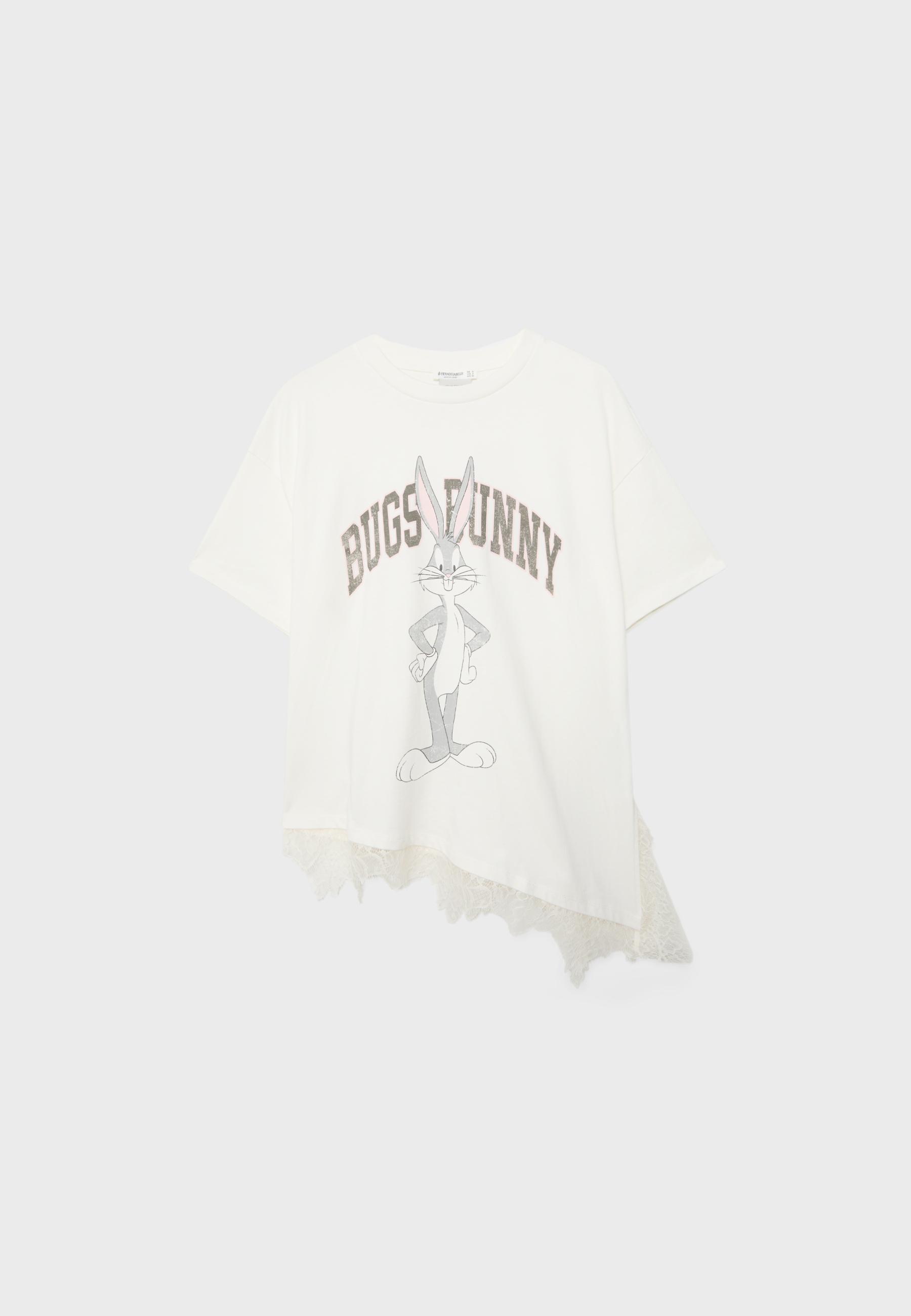 Bugs Bunny lace T-shirt — Vanilla