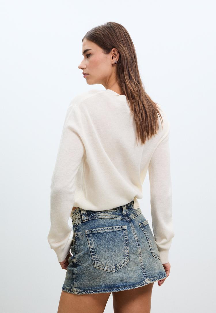 d62 falda pantalon denim