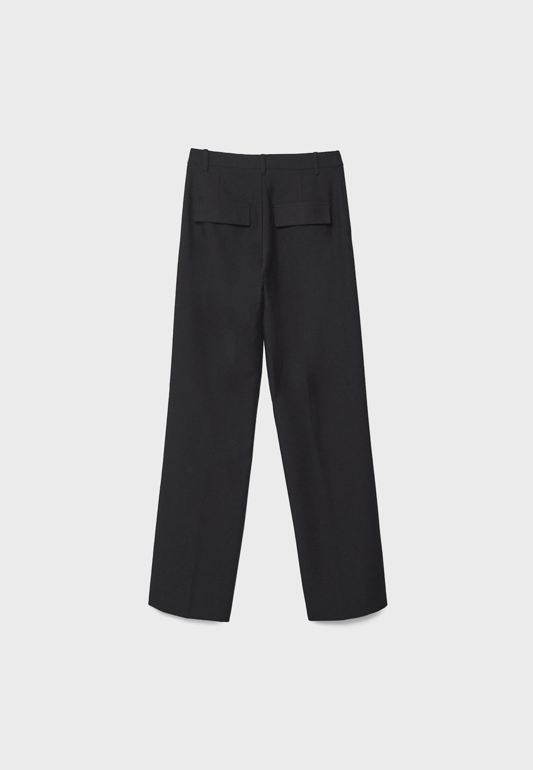 Smart trousers with pockets — Black