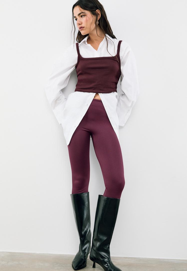leggings soft sculp vita alta