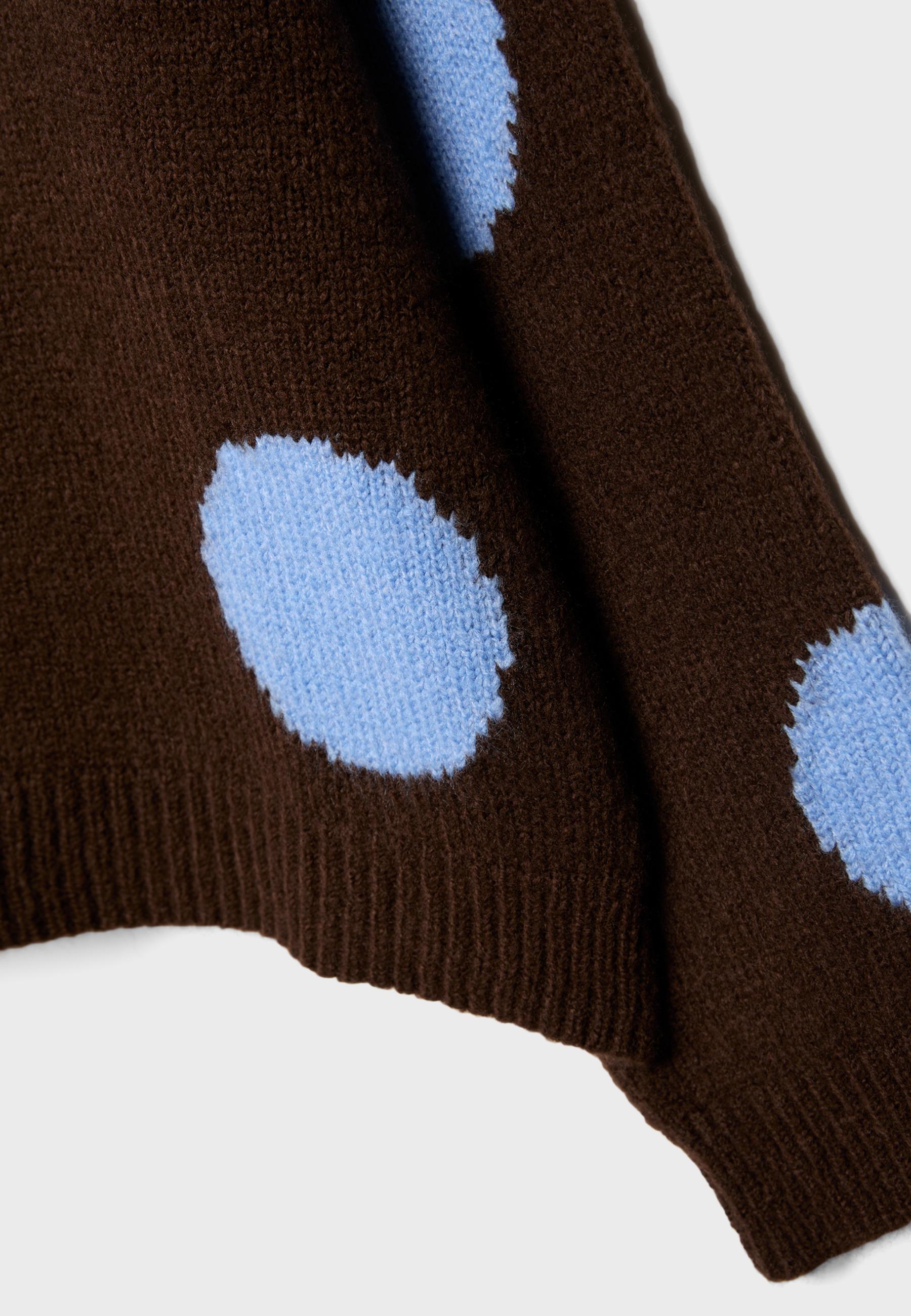 Polka dot knit jumper - Women's fashion | Stradivarius Romania