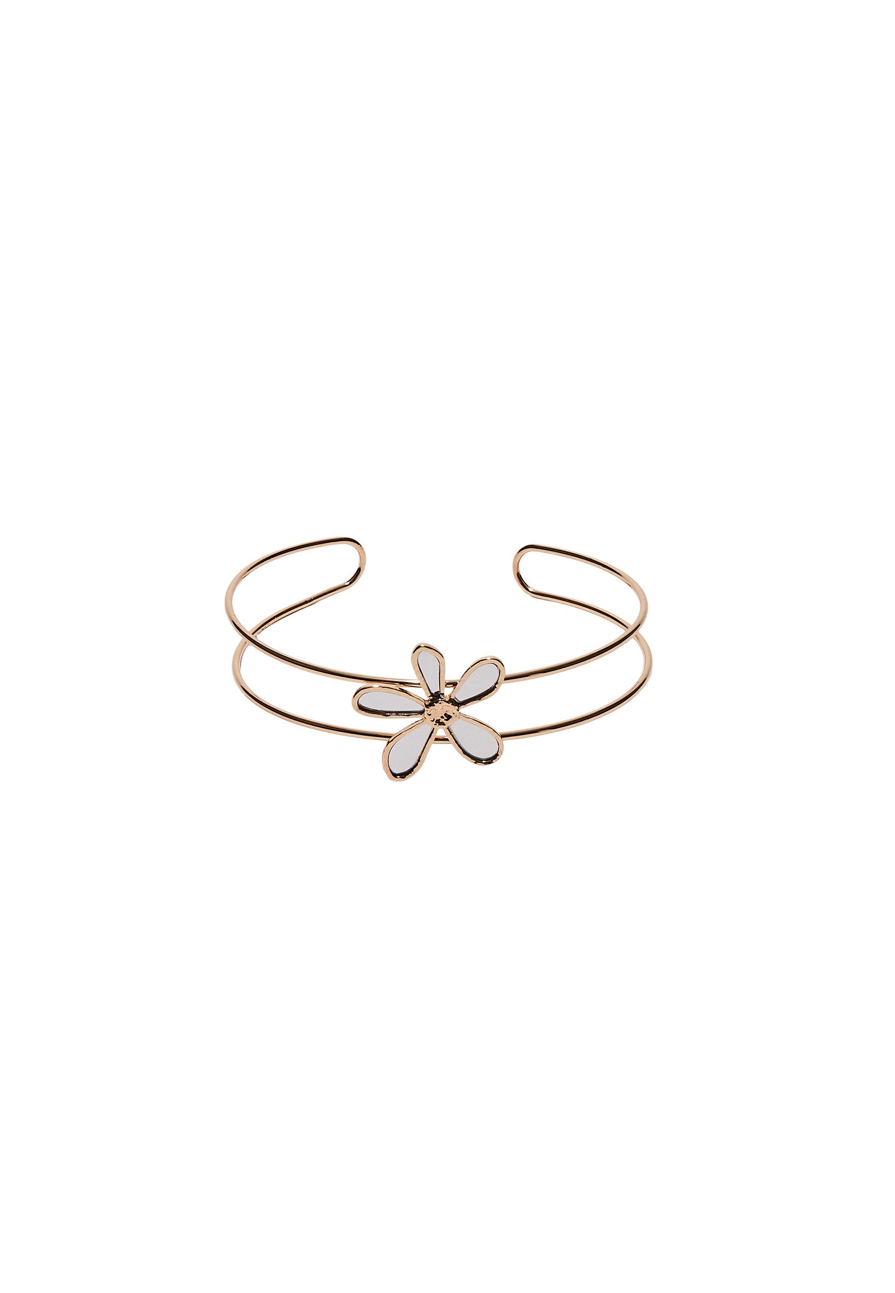 Floral choker — Gold