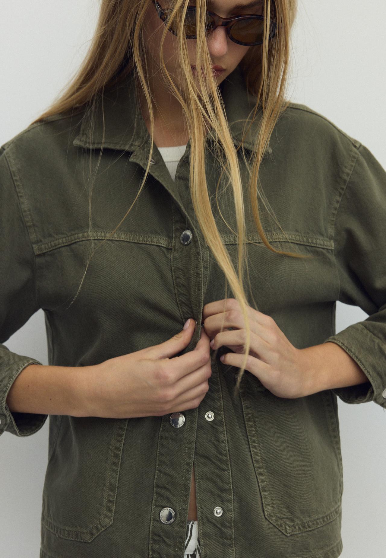 Patch pocket jacket — Khaki