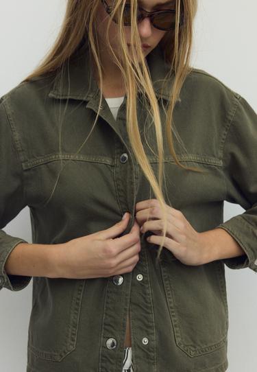 Patch pocket jacket — Khaki 6