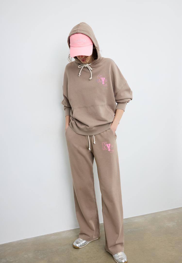 Stradivarius Hættetrøje Med Vasket Effekt 0-428 Xl