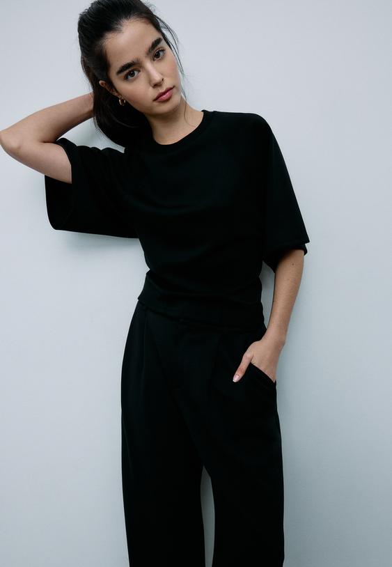 maglietta a maniche corte morbida al tatto