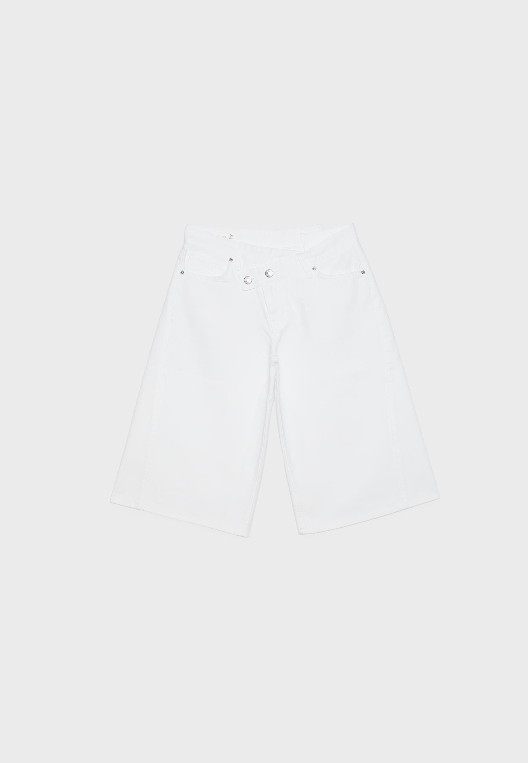 Crossover waist jorts