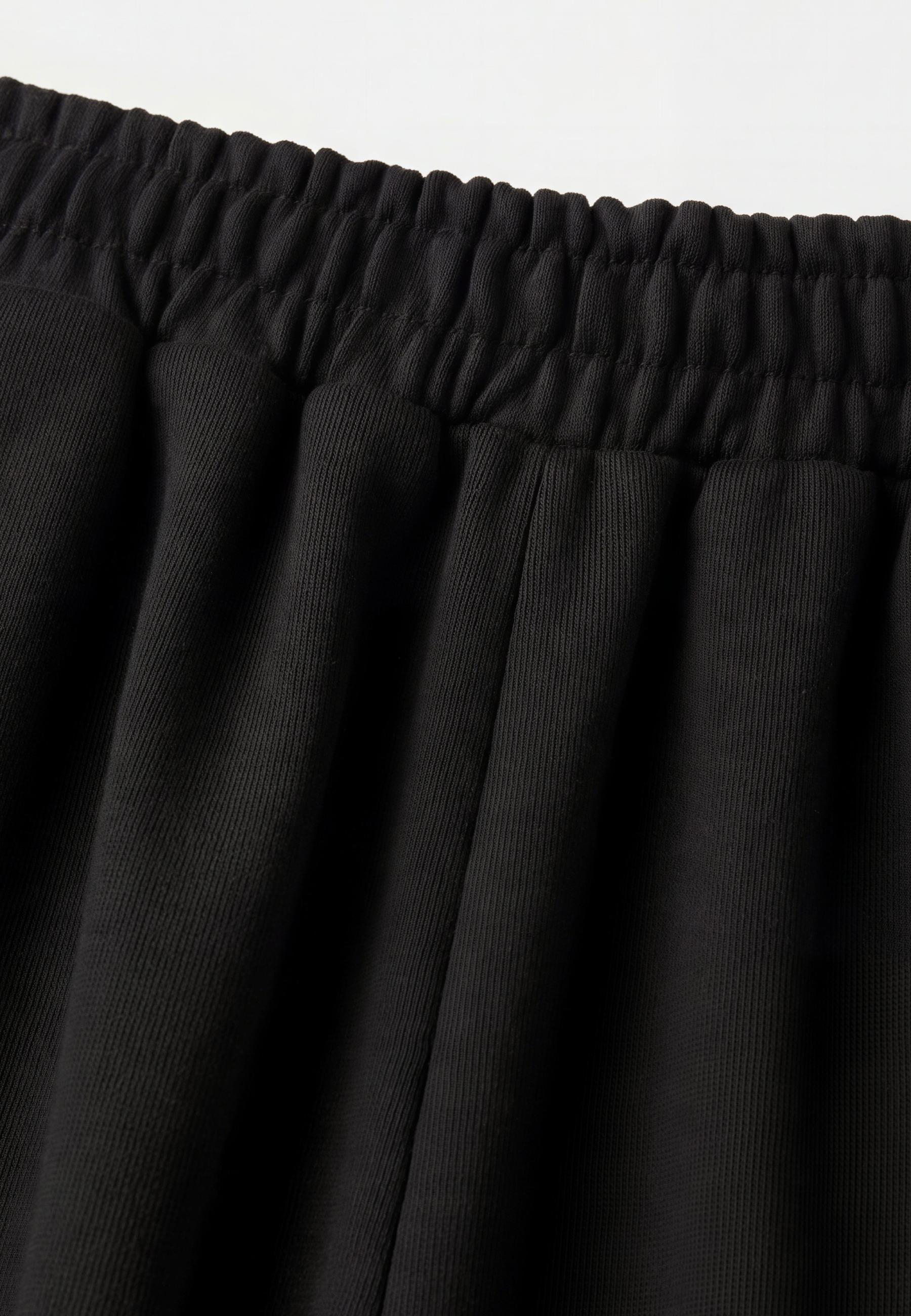 Balloon jogger trousers with toggles — Black