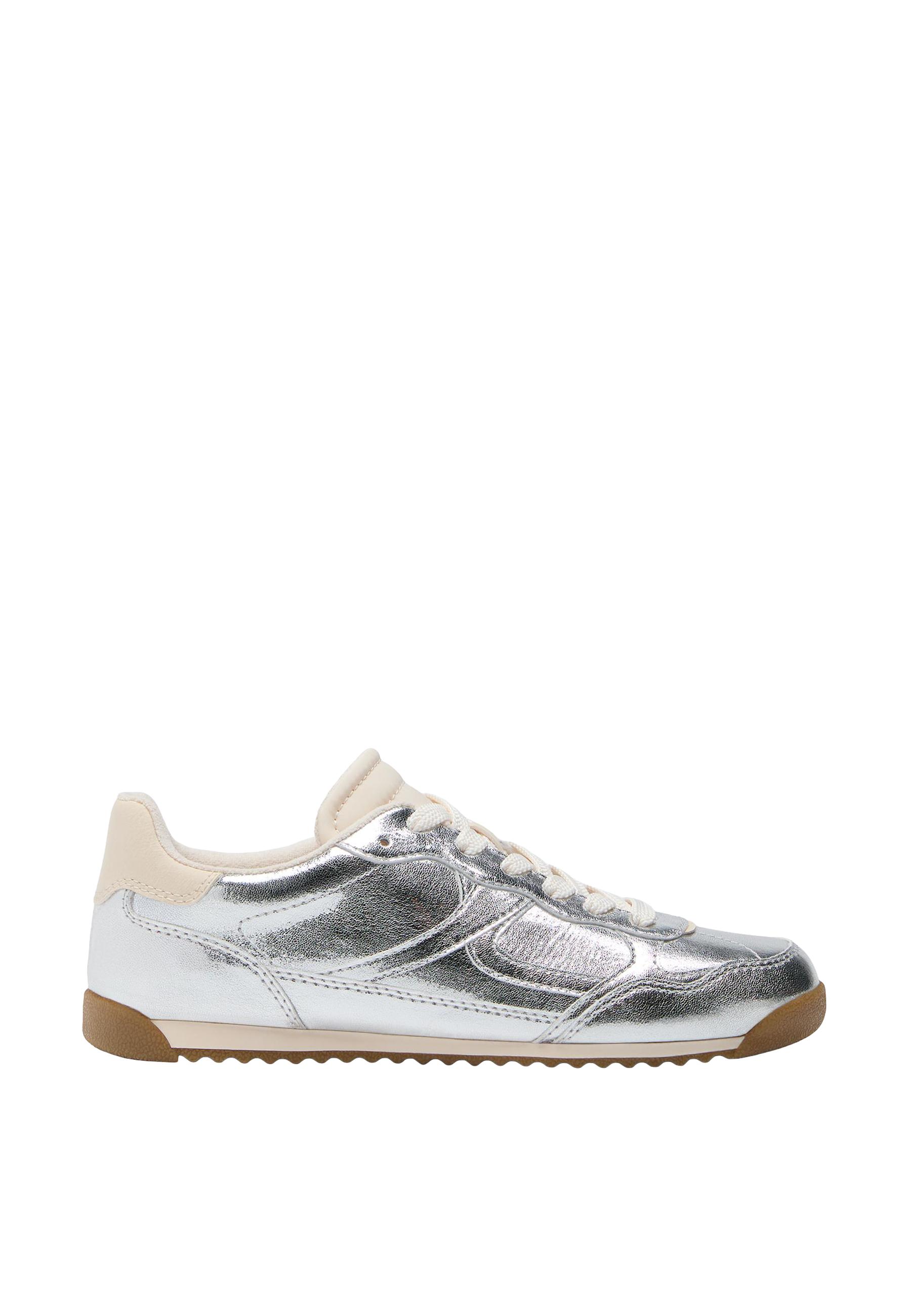 Metallic-effect trainers — SILVER