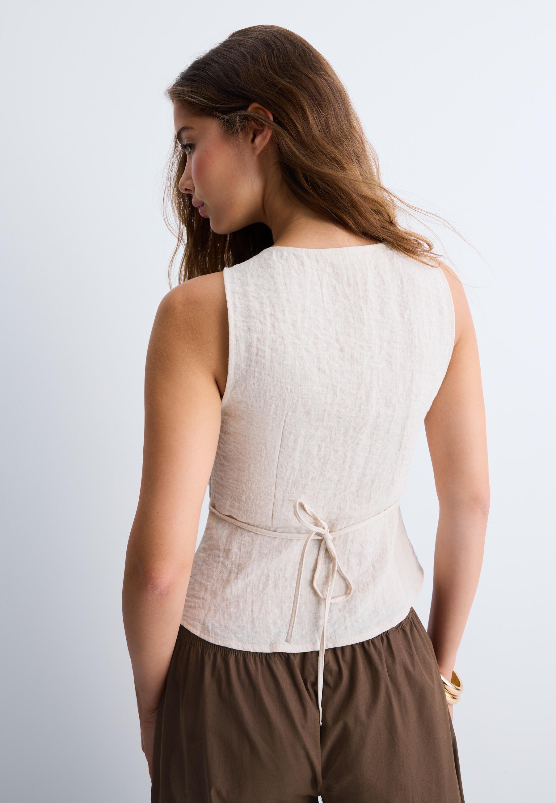 Buttoned waistcoat — Stone