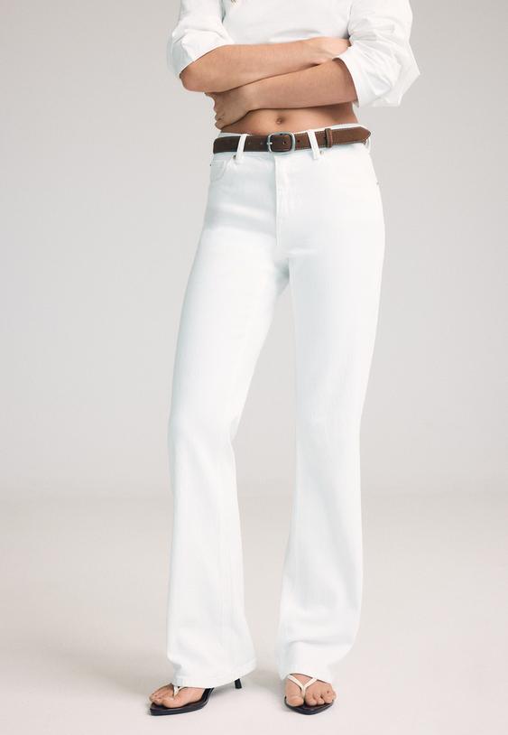 d68 kemerli bootcut jean