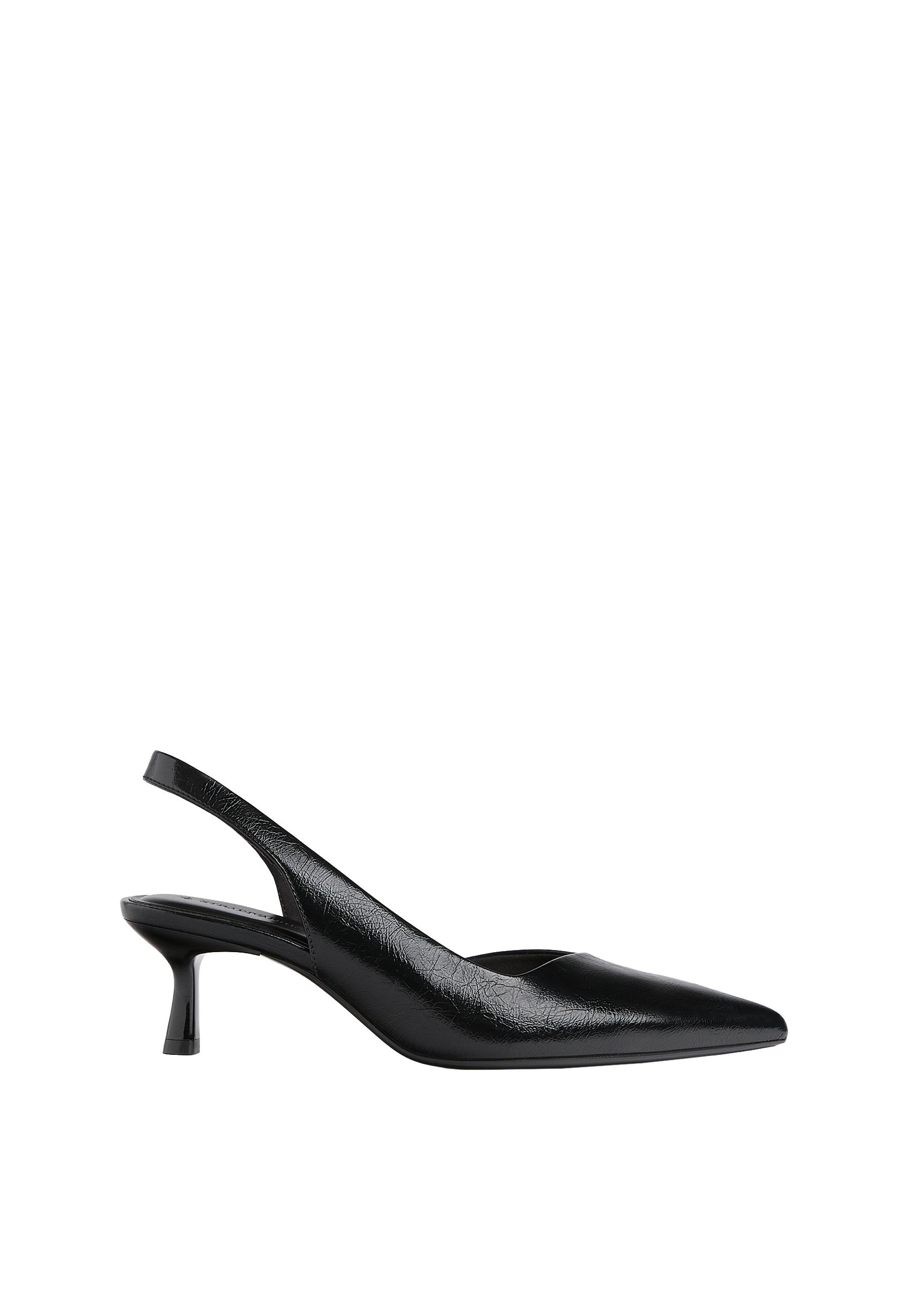 Basic kitten heel shoes — BLACK 