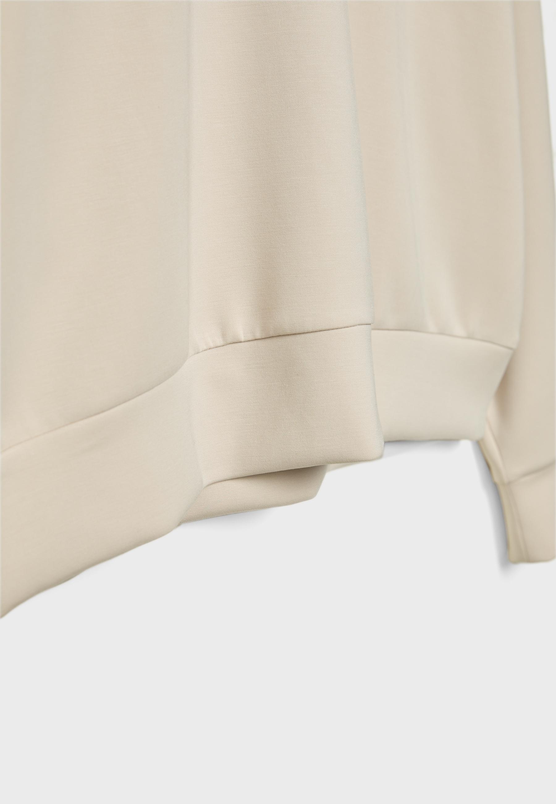 Basic soft-touch sweatshirt — Stone