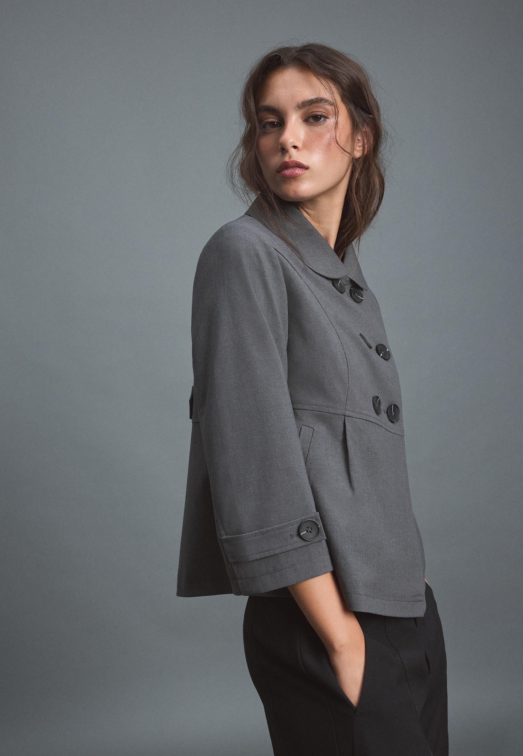 Retro blazer — Grey
