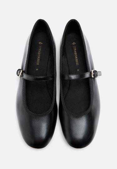 Basic Mary Jane ballet pumps — BLACK  3