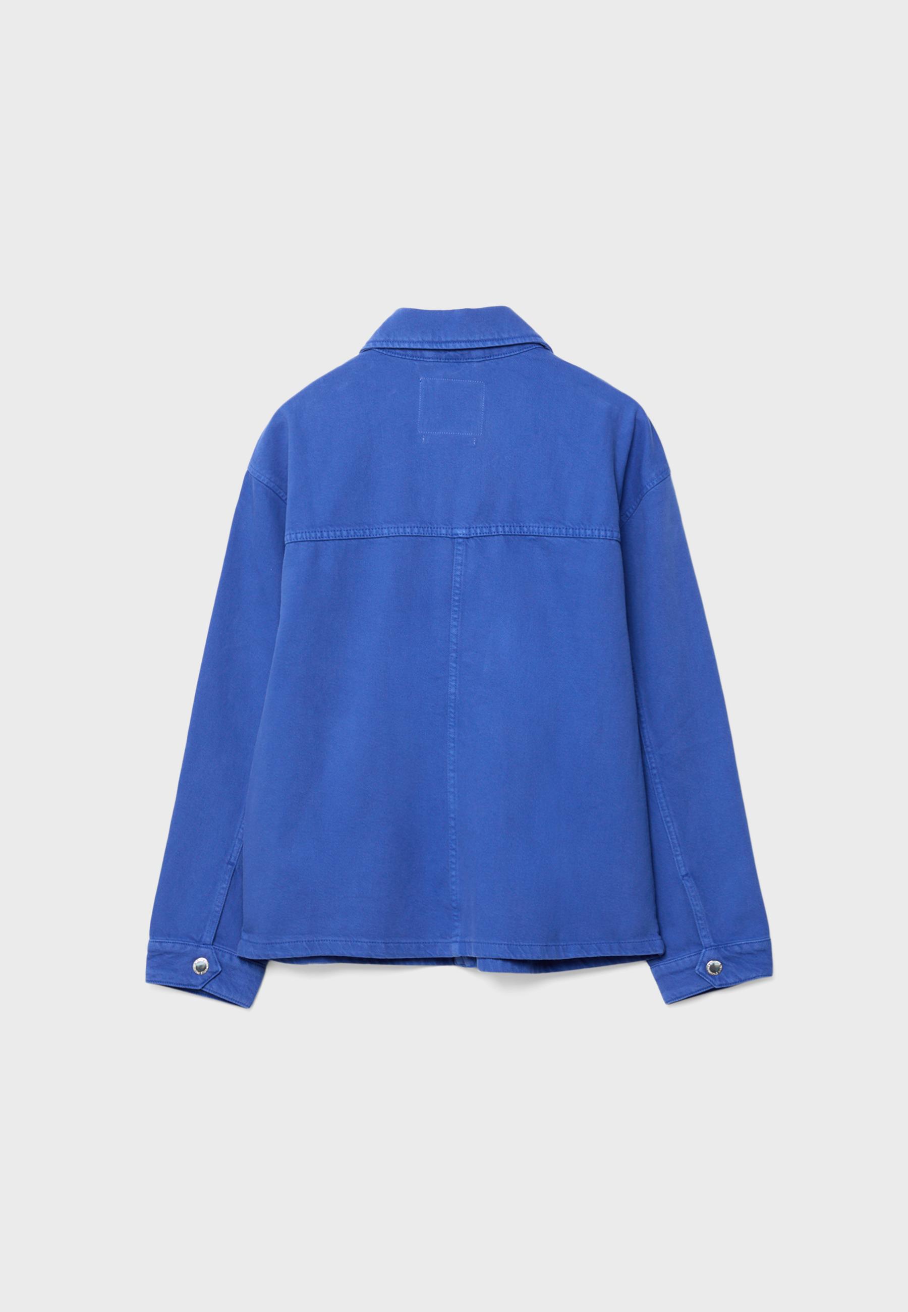 Patch pocket jacket — Electric blue