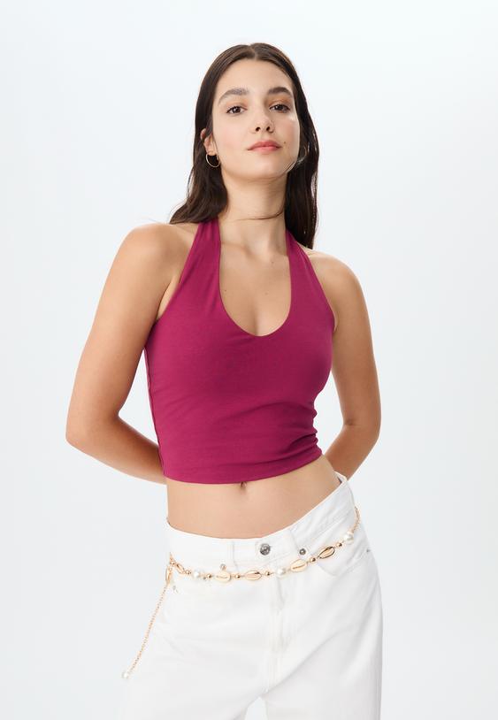 top corto halter