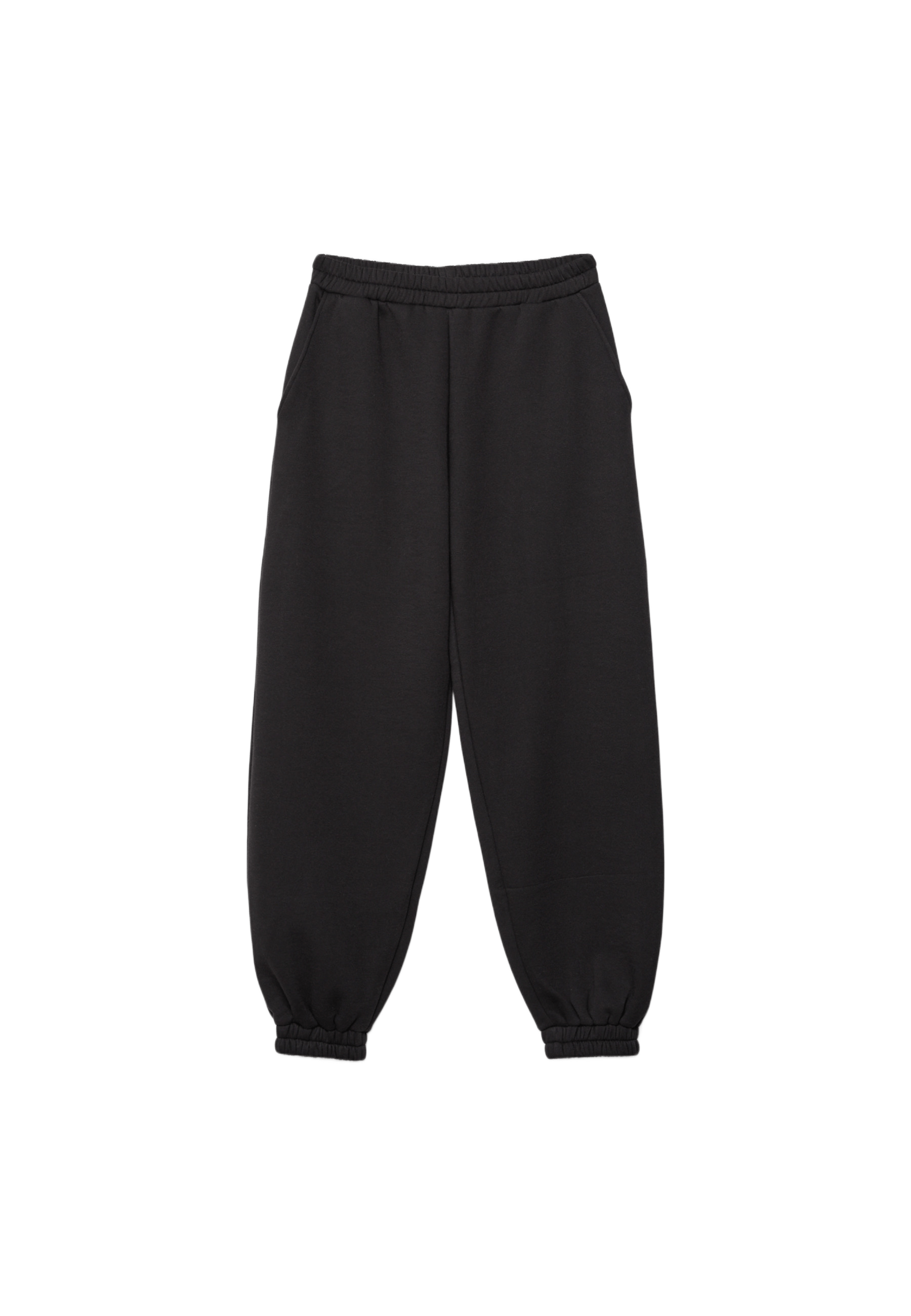 Boyfriend jogger trousers — Black