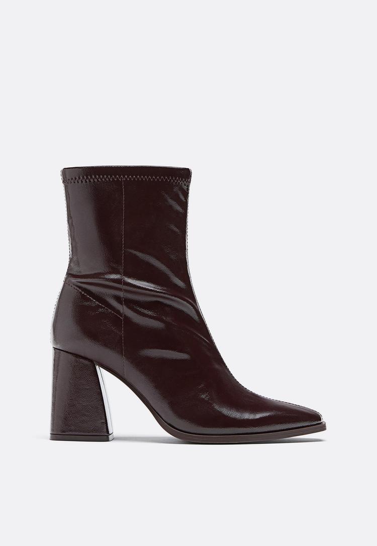 bottines a talon stretch