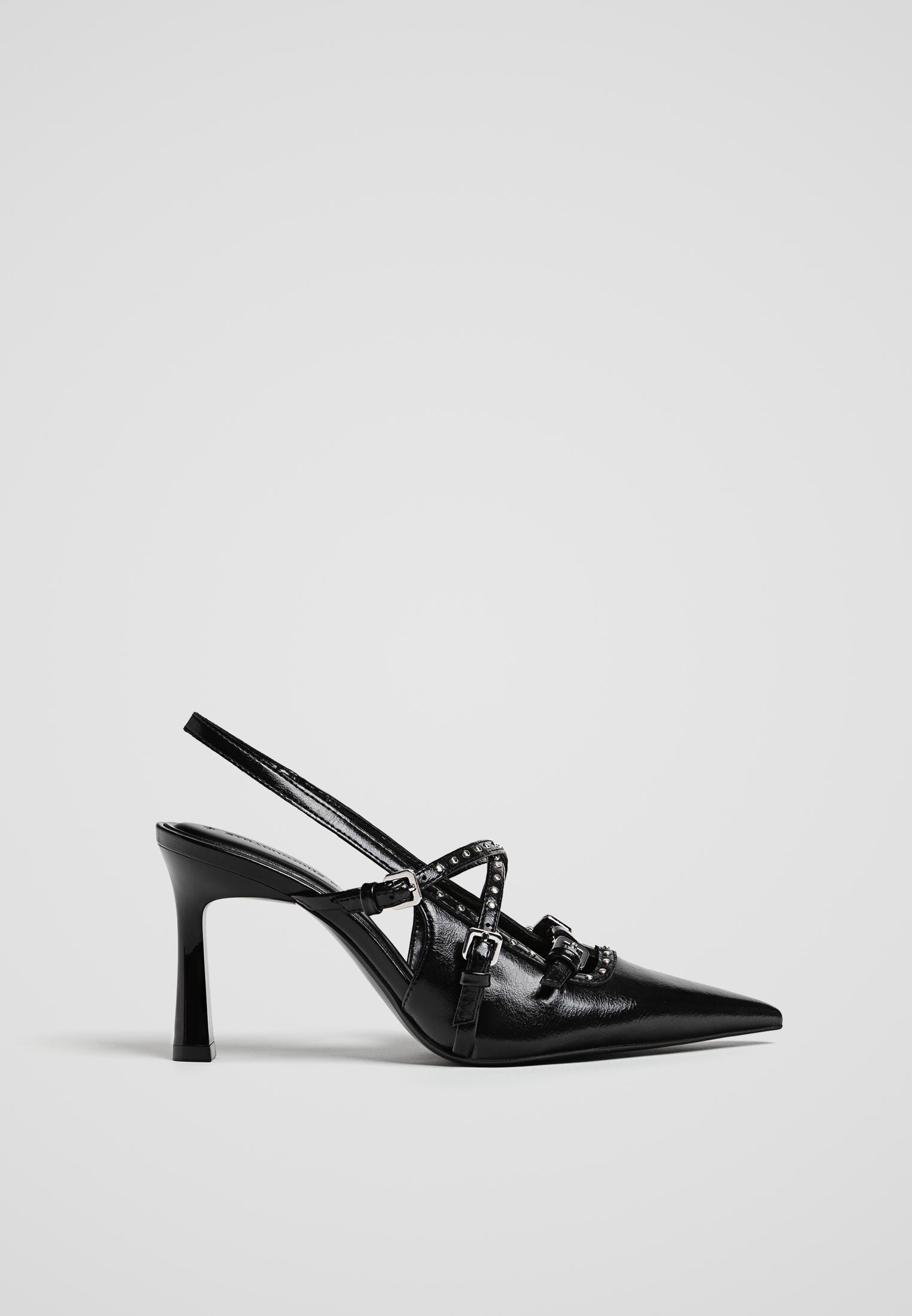 High heel studded shoes women s fashion stradivarius philippines