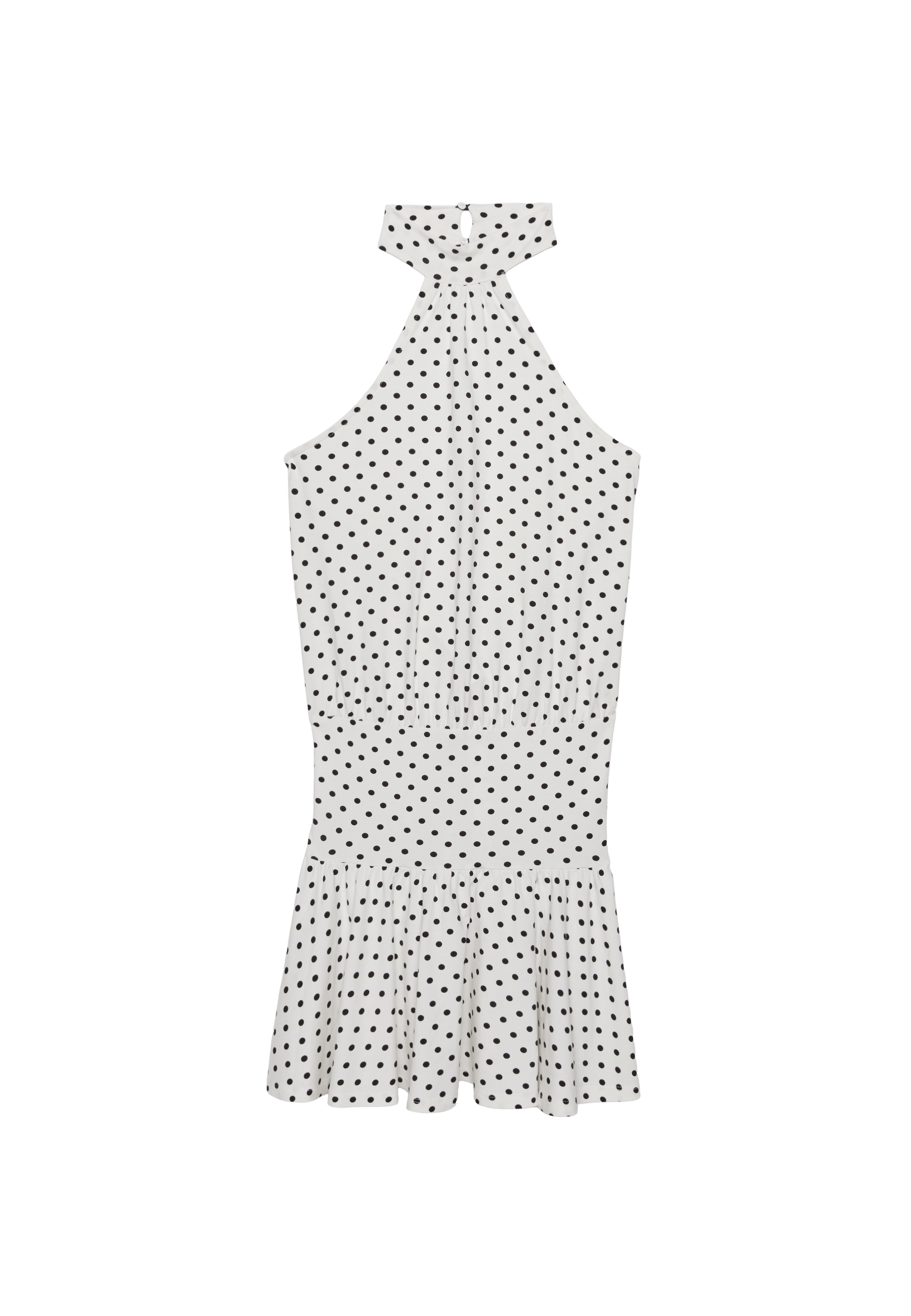 Halter dress — GREY DENIM WASH