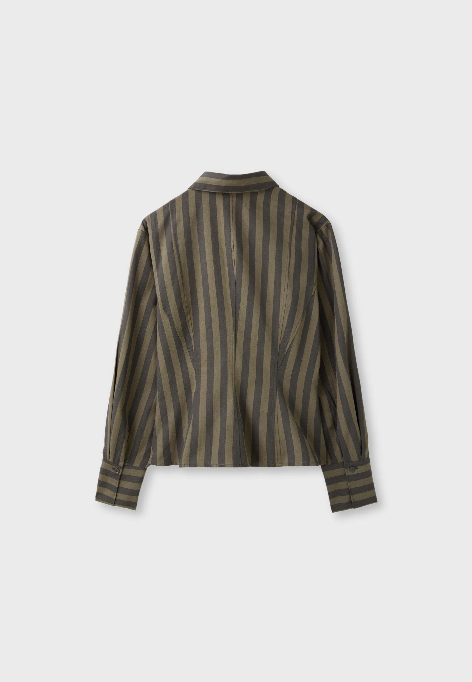Striped shirt — Khaki