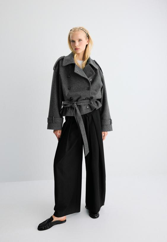 oversized trenchcoat met zachte touch