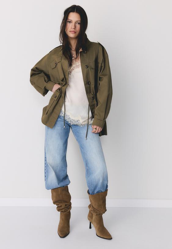 parka algodon bolsillos