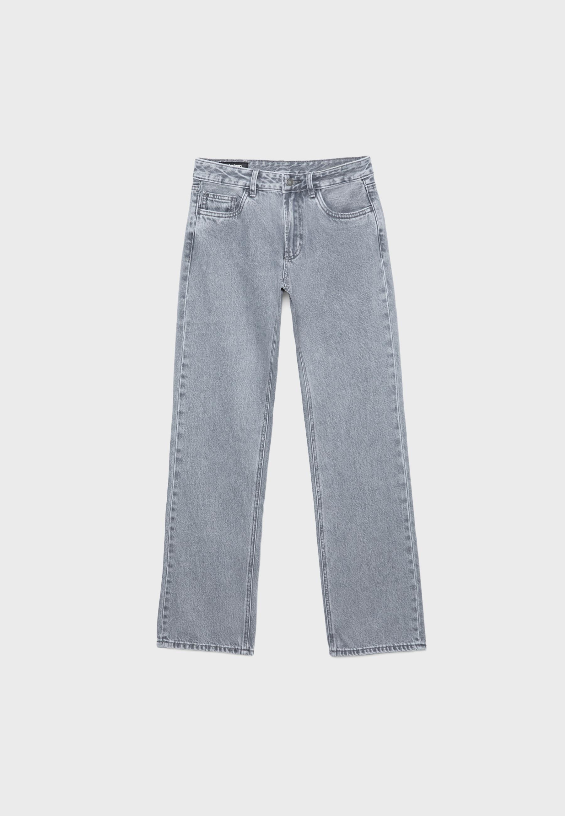 Düşük bel straight fit jean - Görsel 6