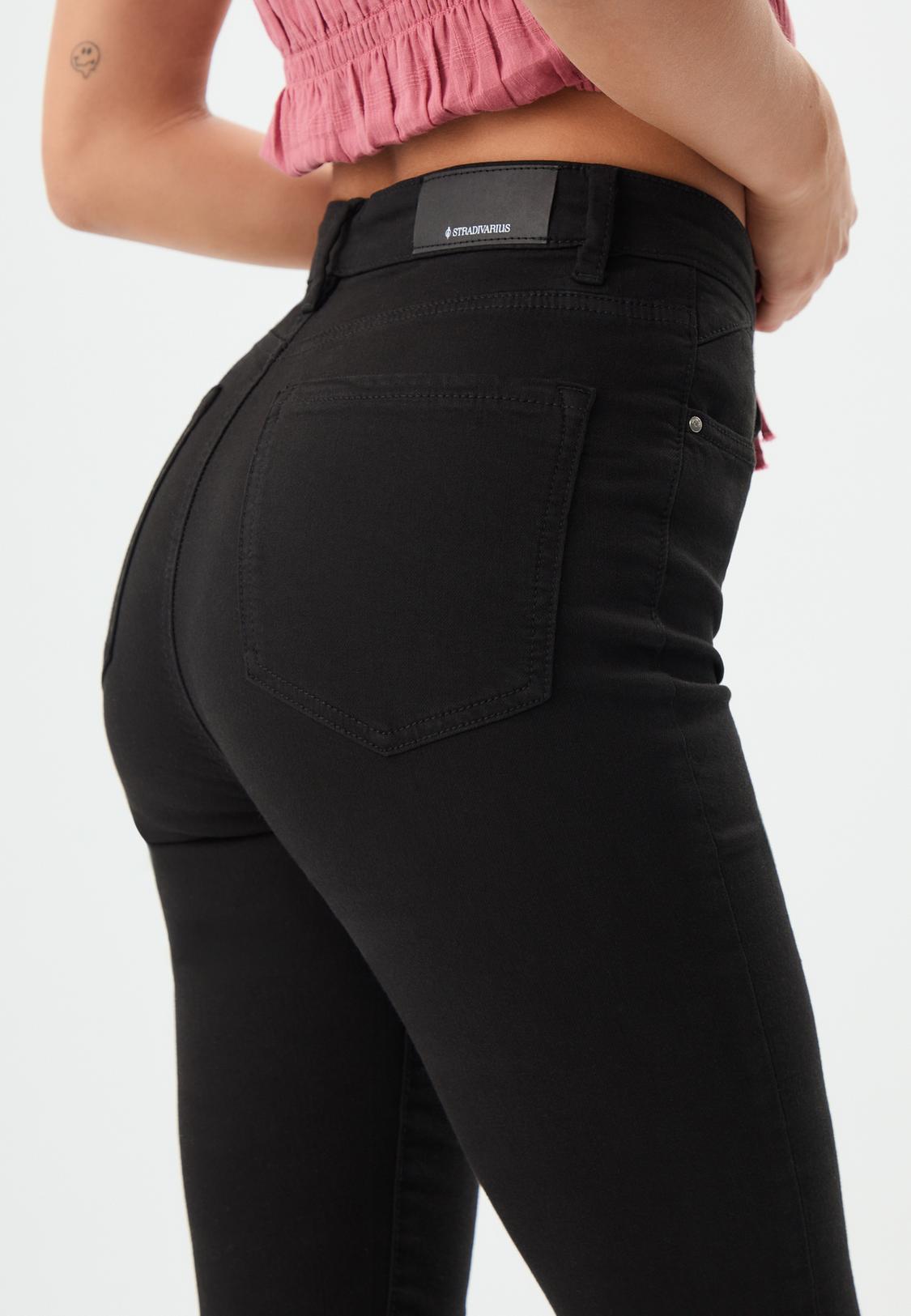 High Waist Pantaloni In Vinile Stradivarius Wide Leg Jeans Guida