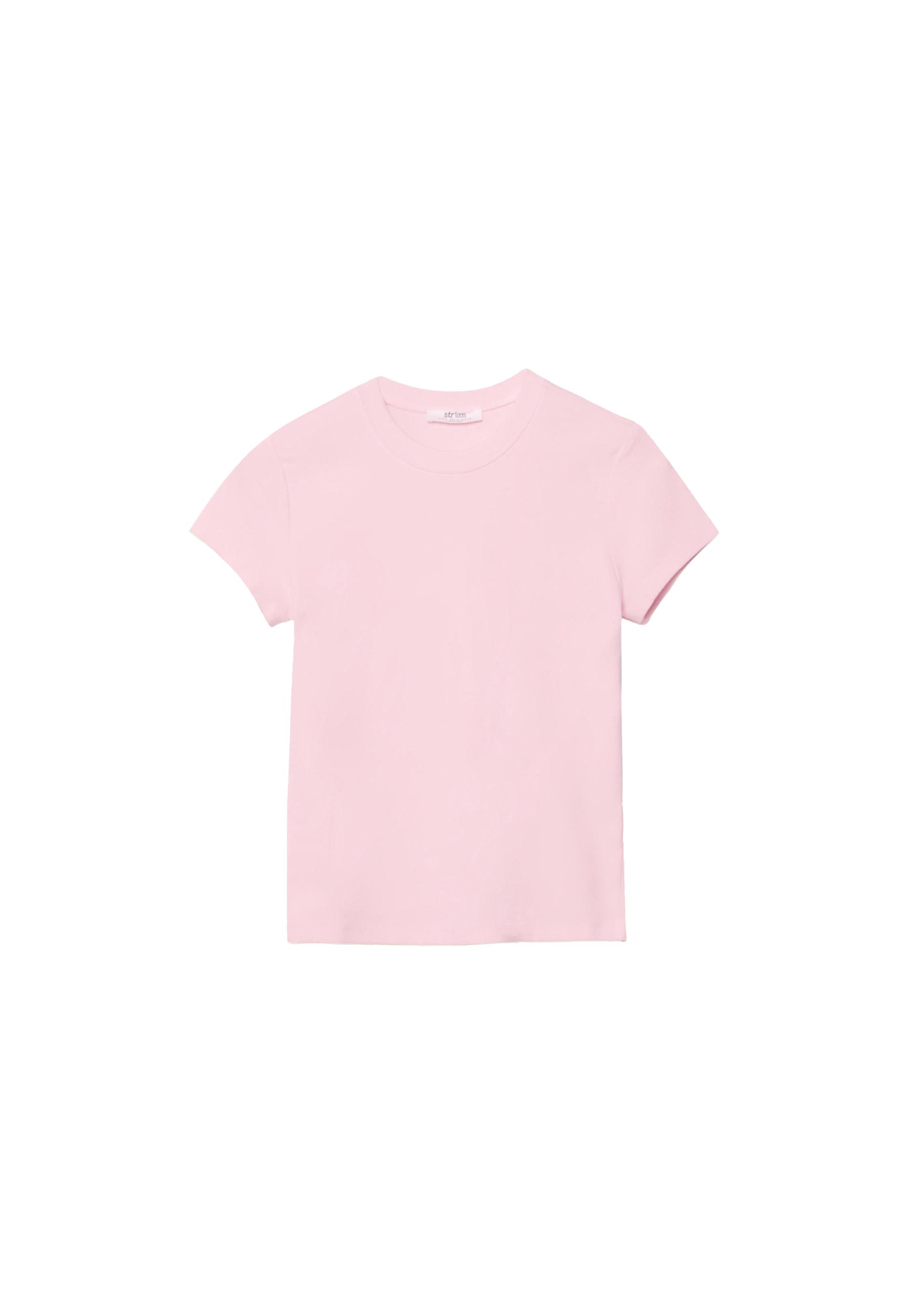 basic kısa kollu bisiklet yaka t-shirt - Görsel 10