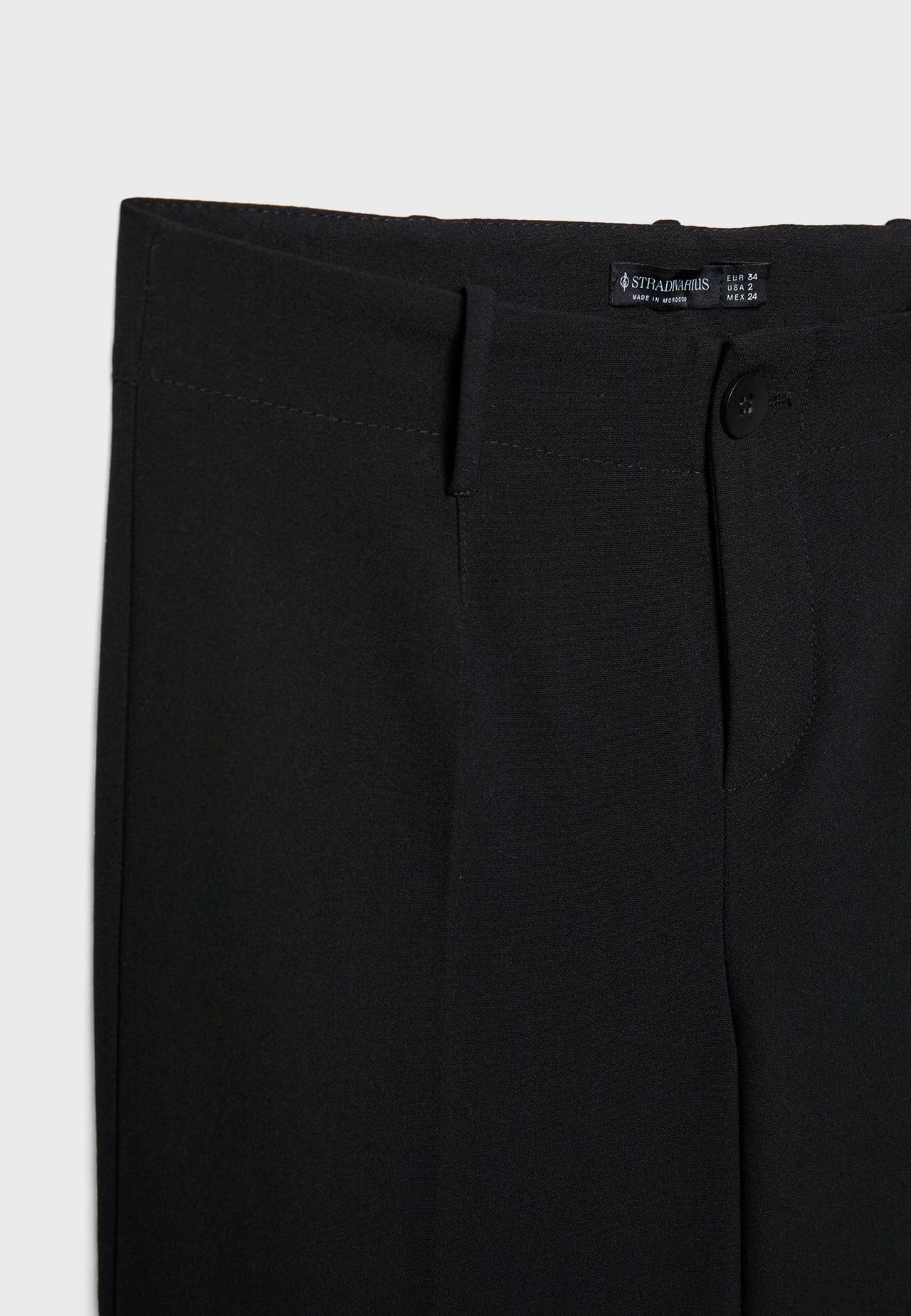 Wide-leg trousers — Black